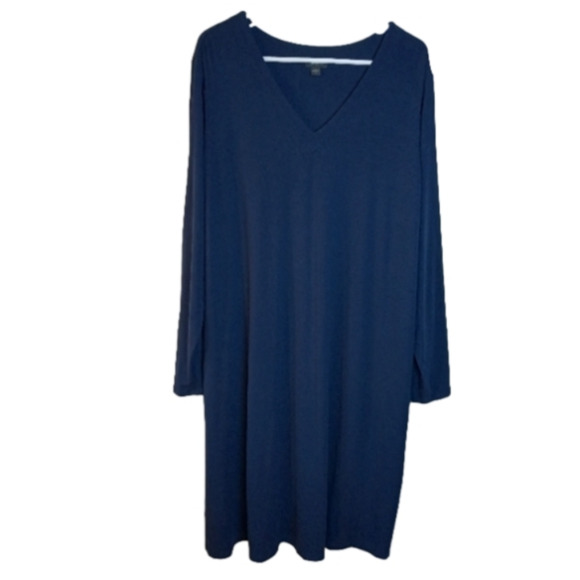 J. Jill Dresses Jjill Wearever Collection Stretch Dress Long Sleeve